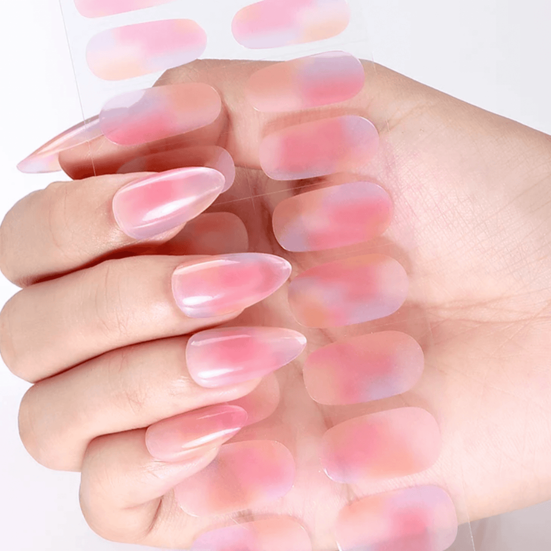 Pink Lemonade | NO Cure Gel Nail Wraps