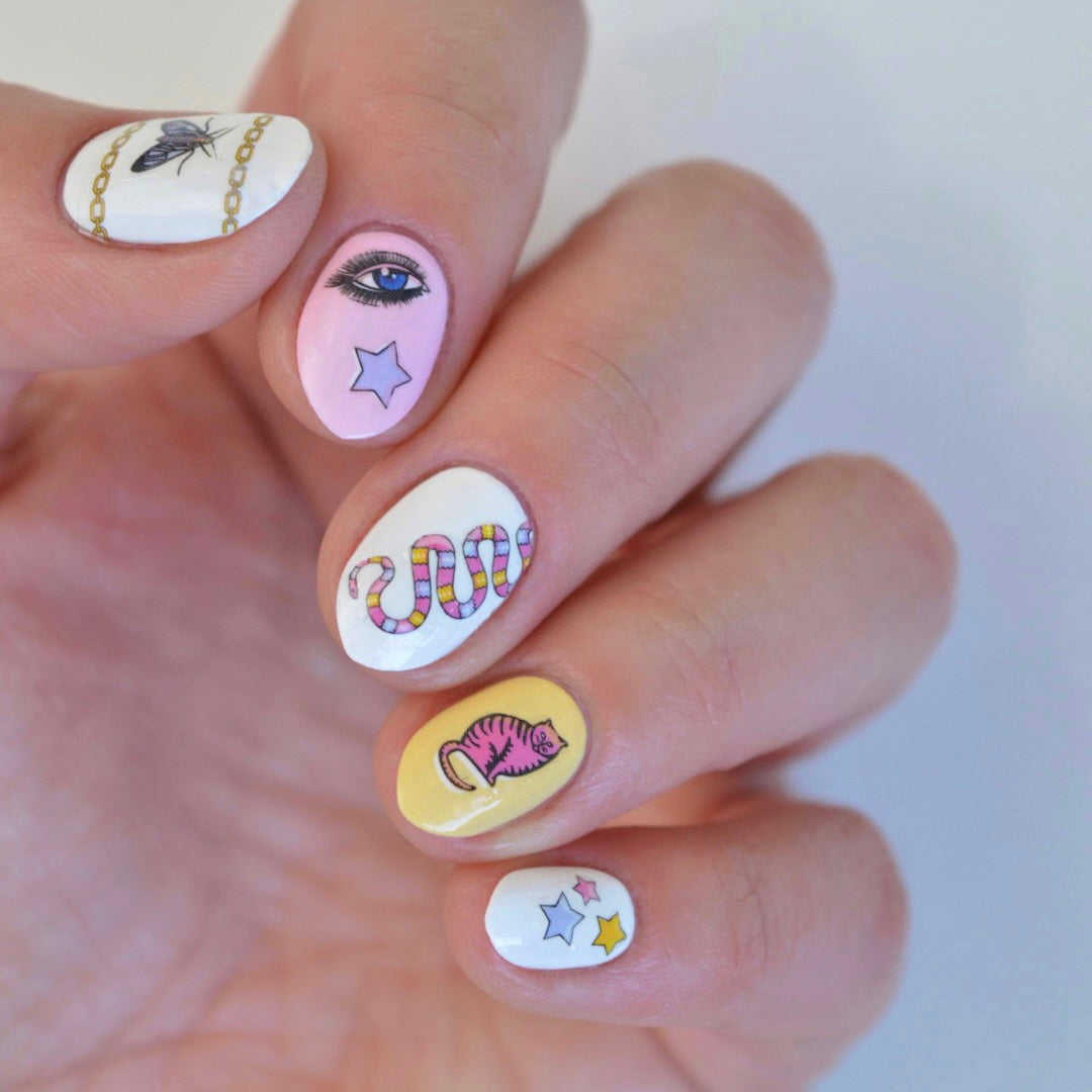 Fornasetti PLAY Nail Art Sticker