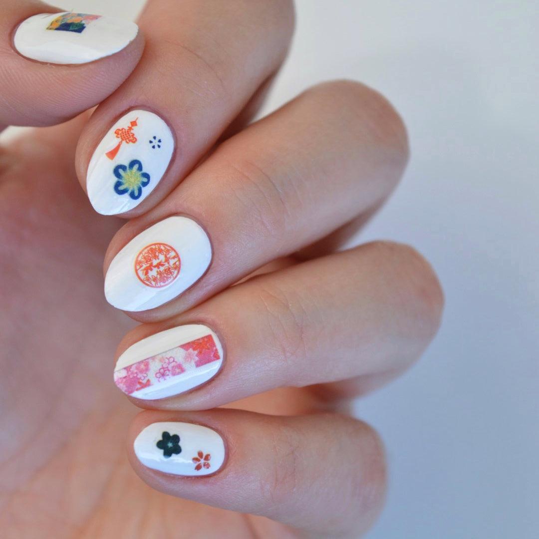 Kasuri PLAY Nail Art Sticker