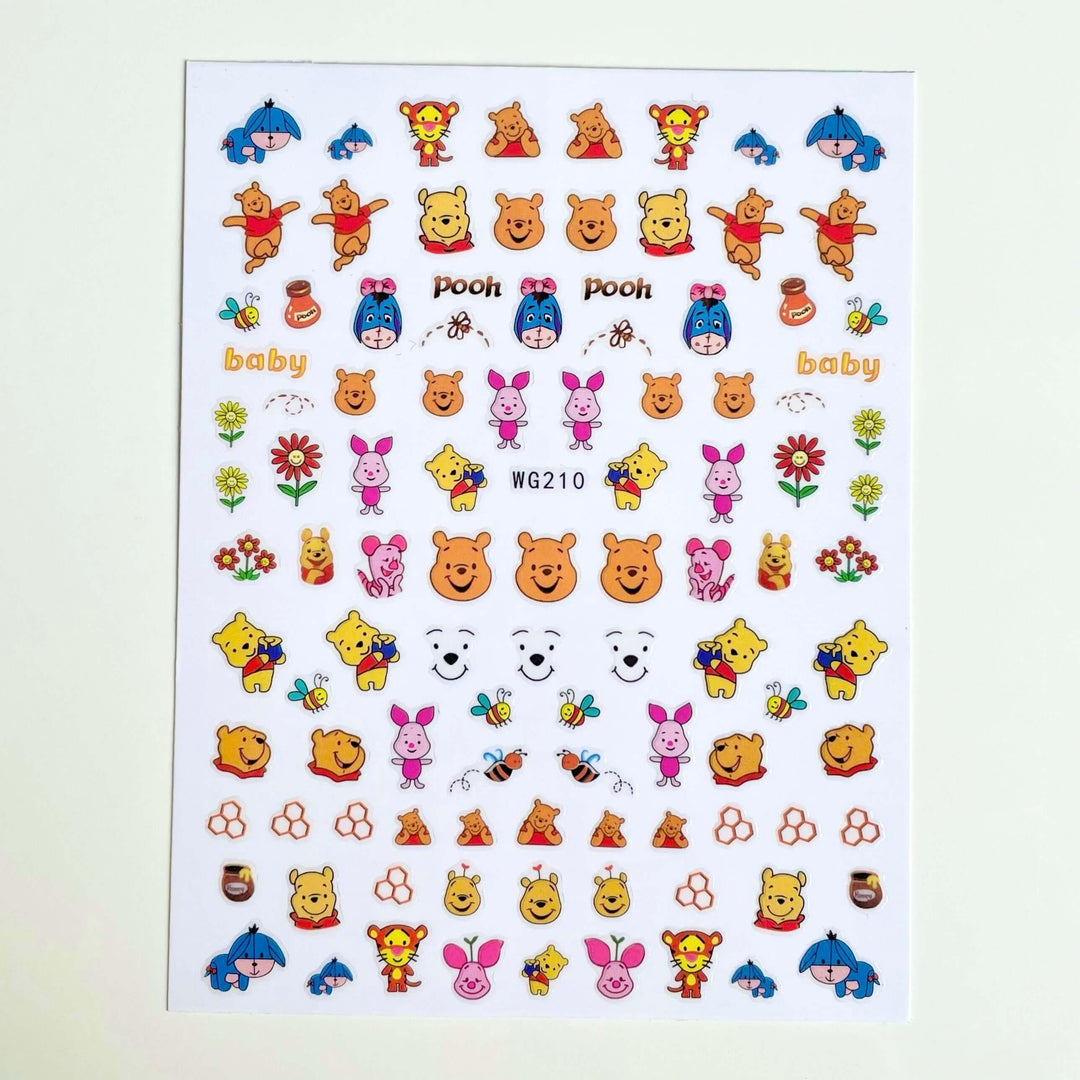 Winnie PLAY Nail Art Sticker