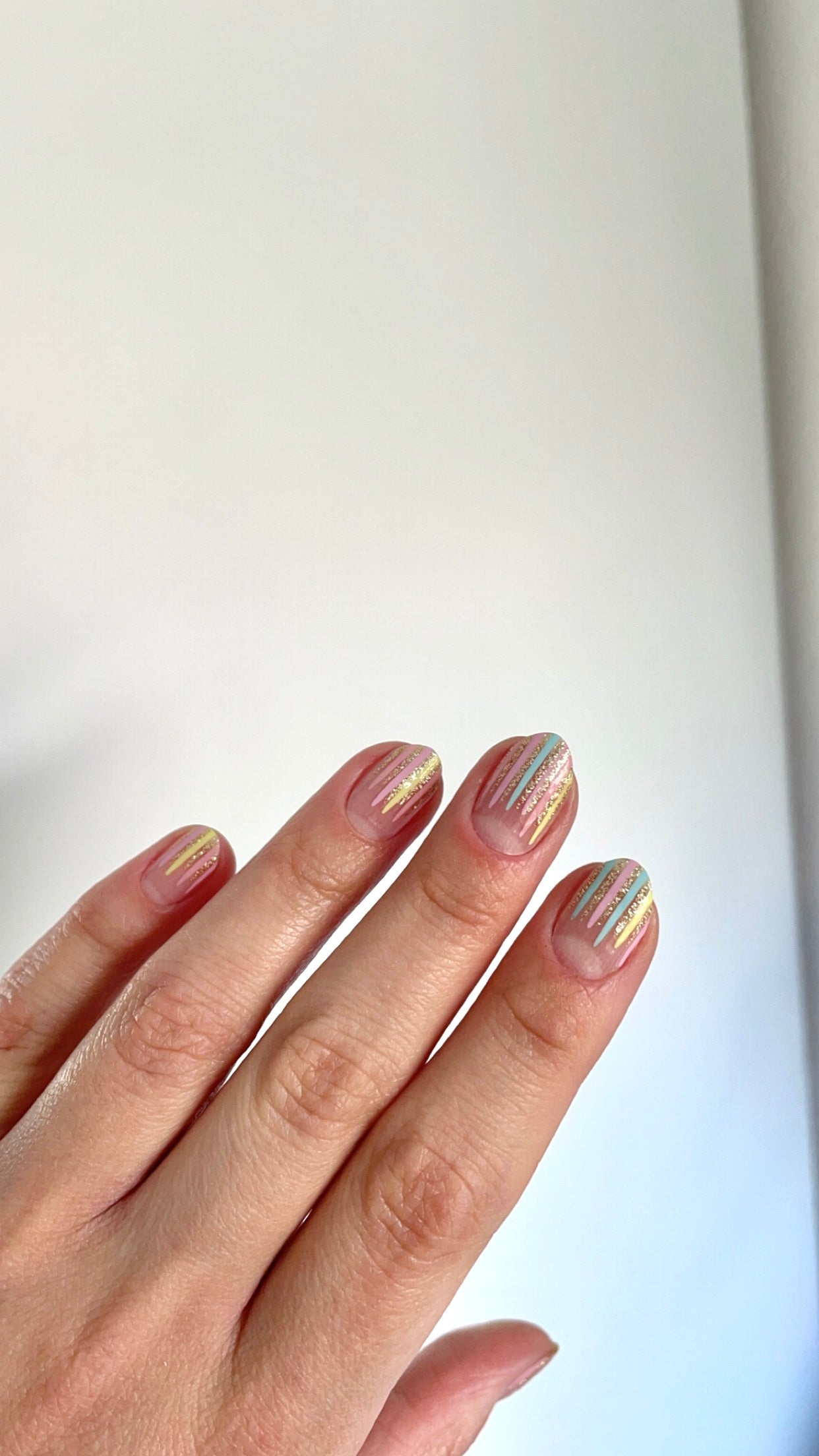 Alanna | Pastel Rainbow Nail Polish Wraps