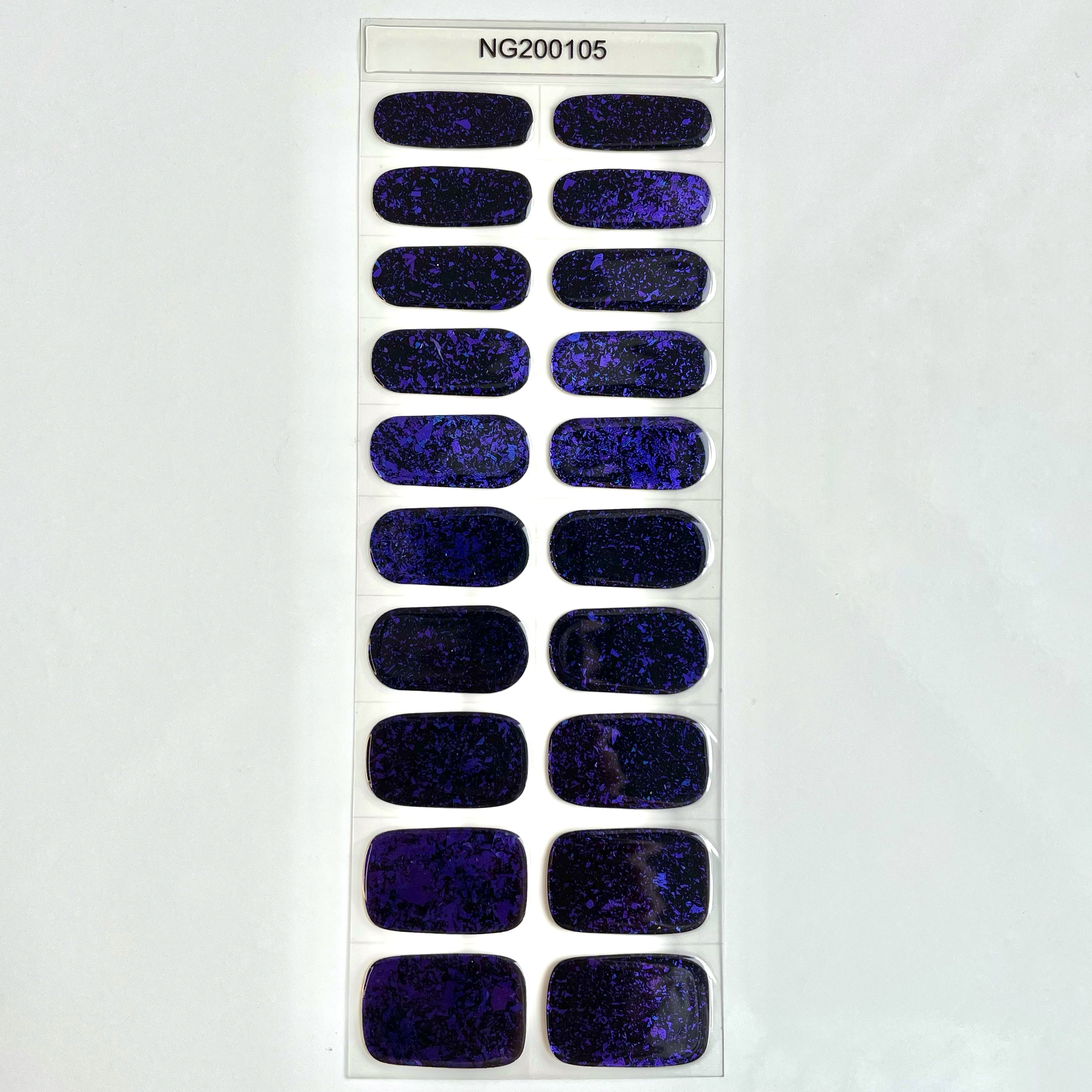 Amethyst | Purple Super Jellies DIY Semi Cured Gel Nail Wraps