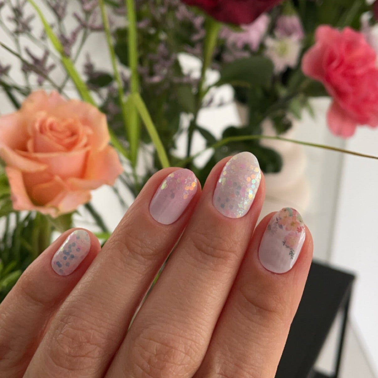 Bloomings | Floral Nail Polish Wraps