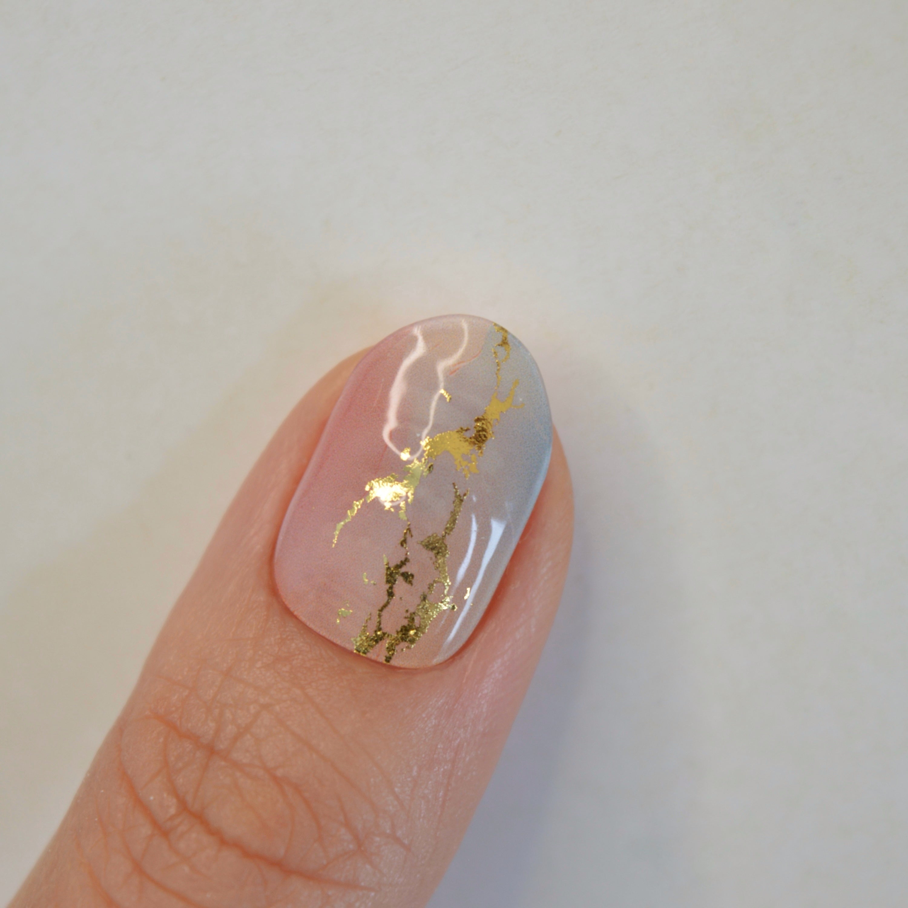 Calacatta | Super Jellies DIY Hard Semi Cured Gel Nail Wraps