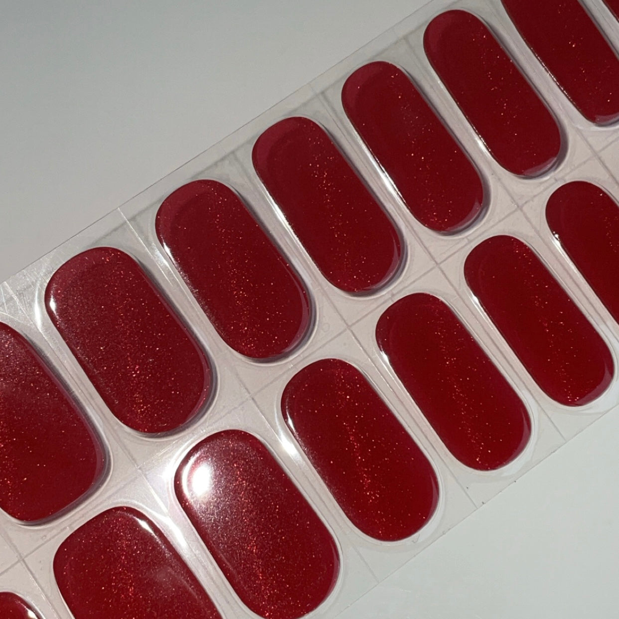 Cat Eye (Red) | Super Jellies DIY Hard Semi Cured Gel Nail Wraps