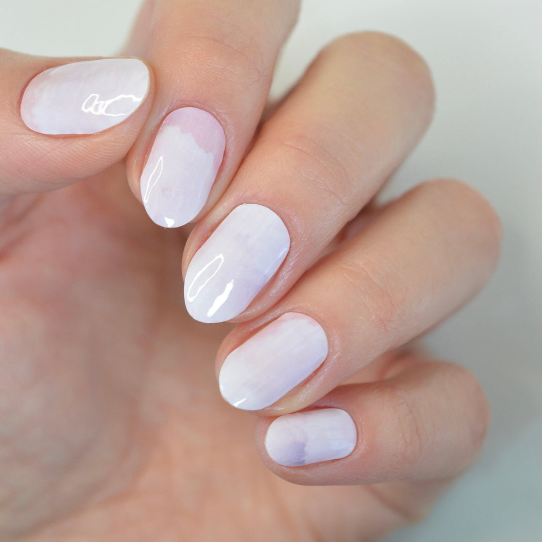 Clouds | Neutral Colour Nail Polish Wrap