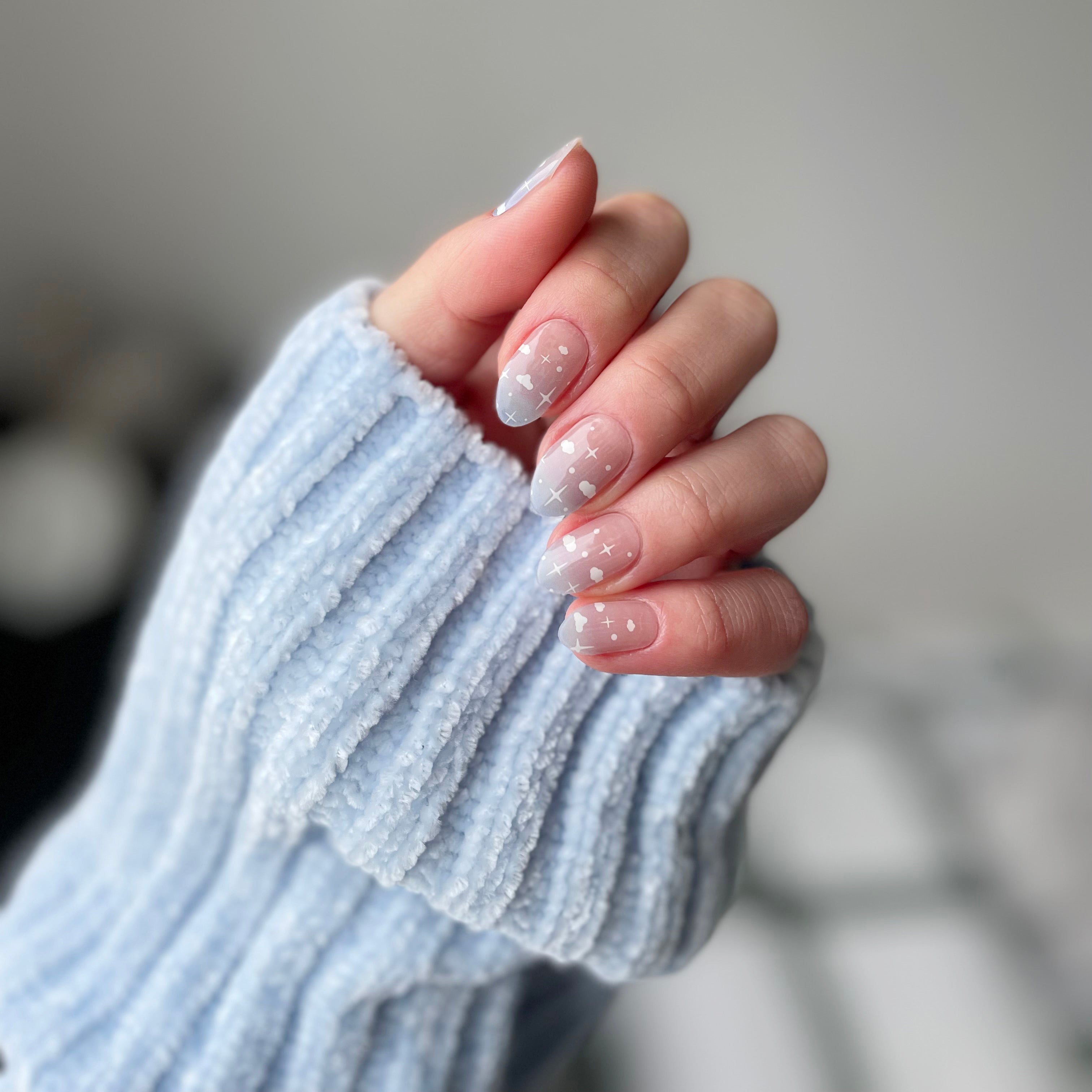 Cloudy Day | Super Jellies DIY Hard Semi Cured Gel Nail Wraps