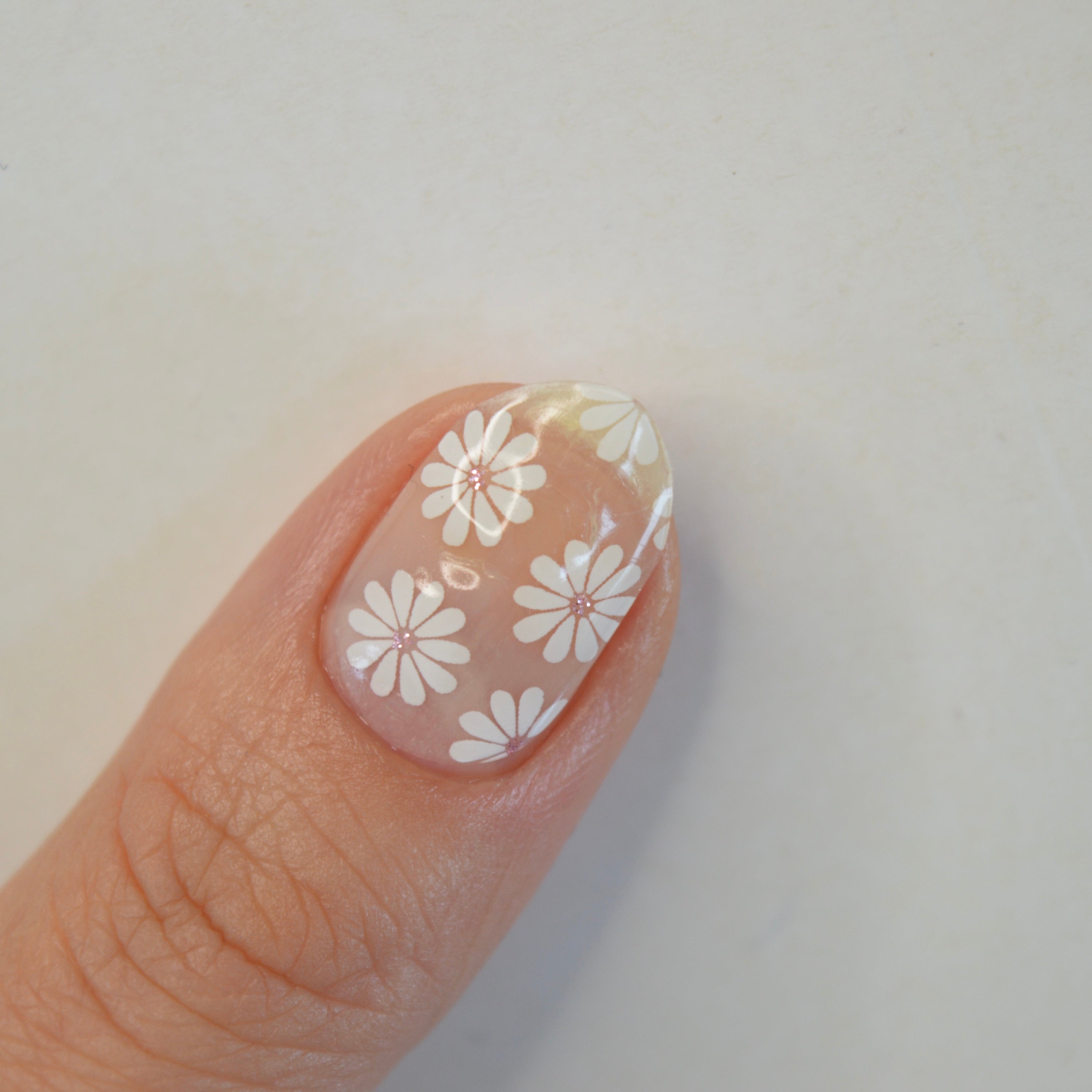 Daisy Chain| Super Jellies DIY Hard Semi Cured Gel Nail Wraps