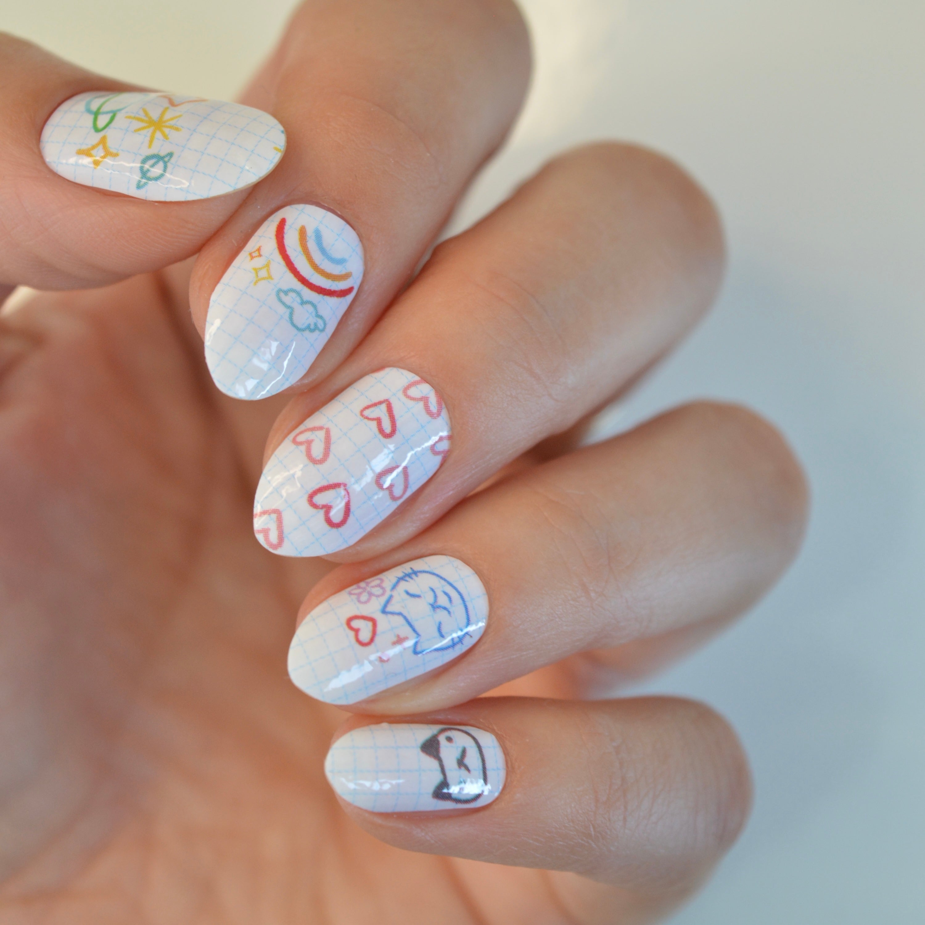 Doodles | Jess The Chen Collab Nail Polish Wrap