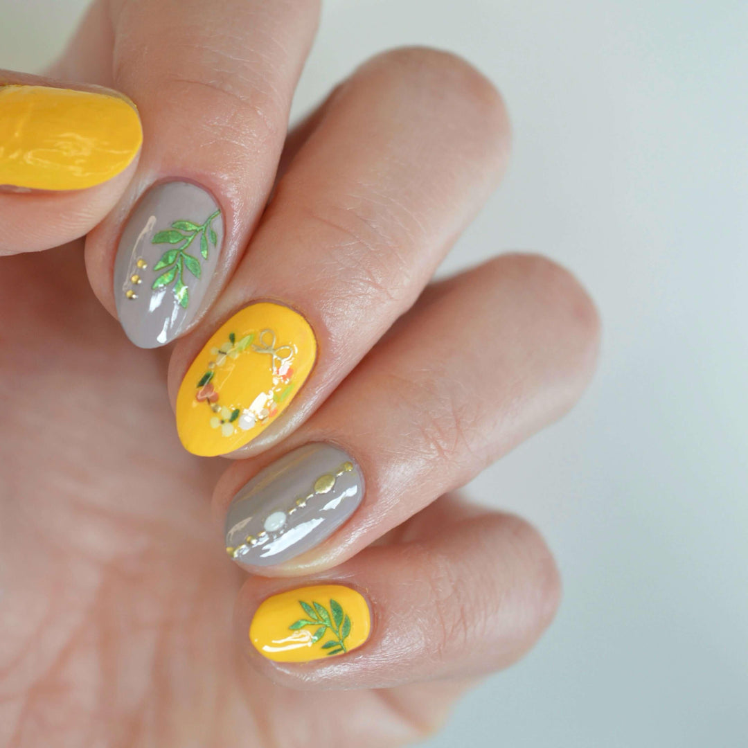 Falling Leaves PLAY Nail Art Sticker