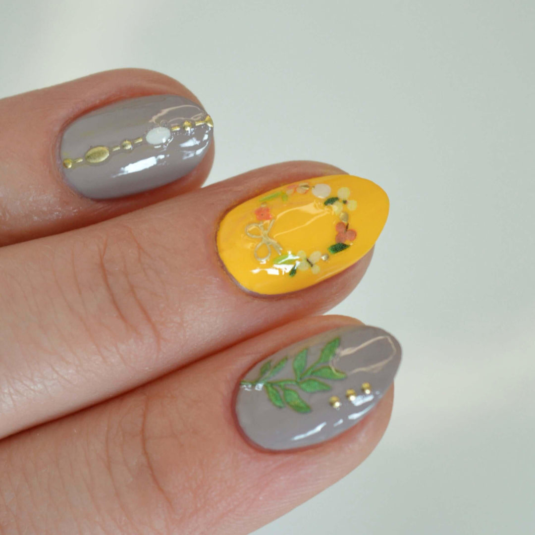 Falling Leaves PLAY Nail Art Sticker