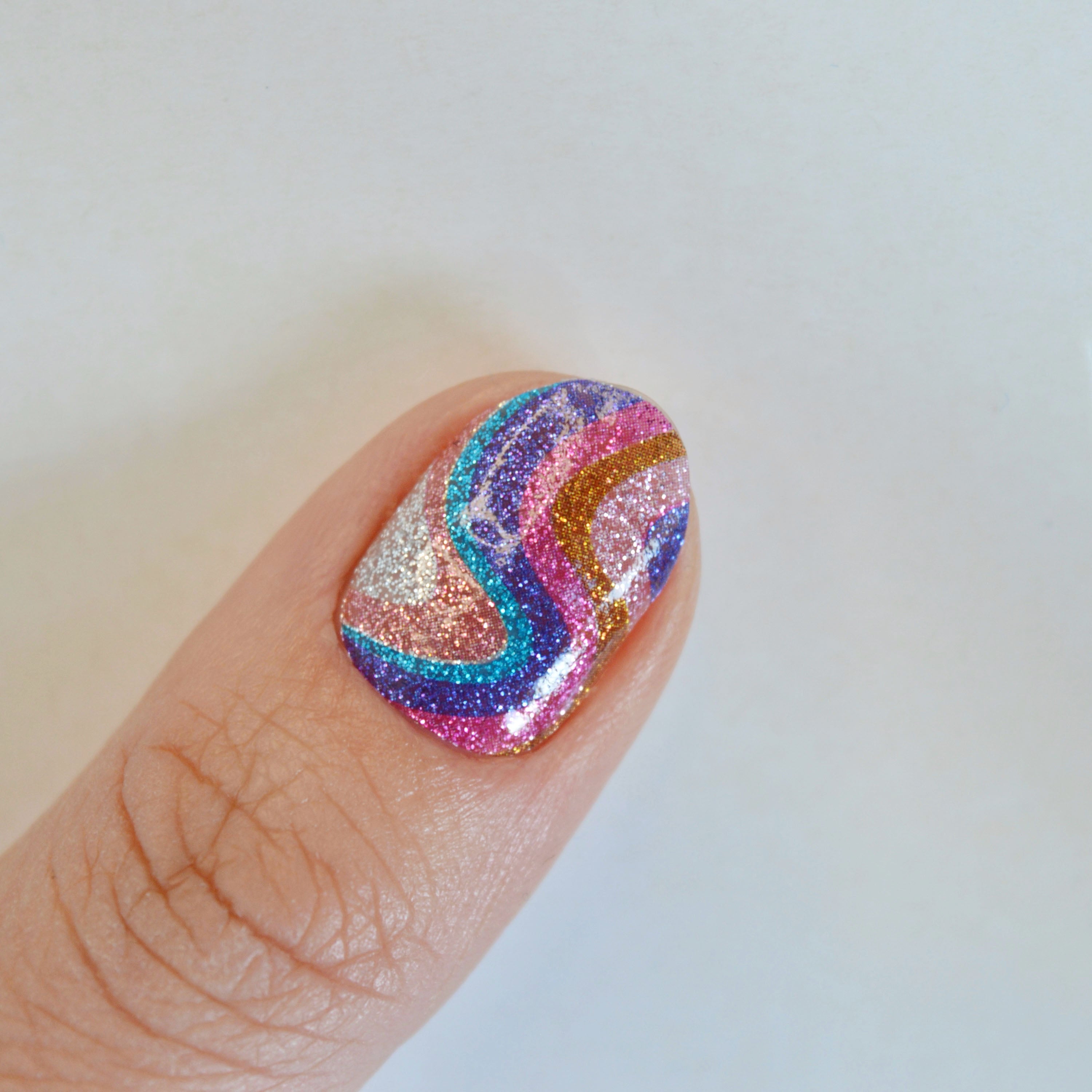 Groovy | Glitter Nail Polish Wrap