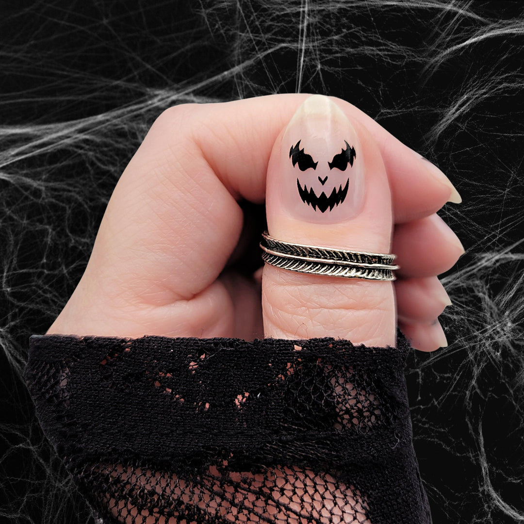 Haunted House | Transparent Halloween Themed Nail Polish Wrap