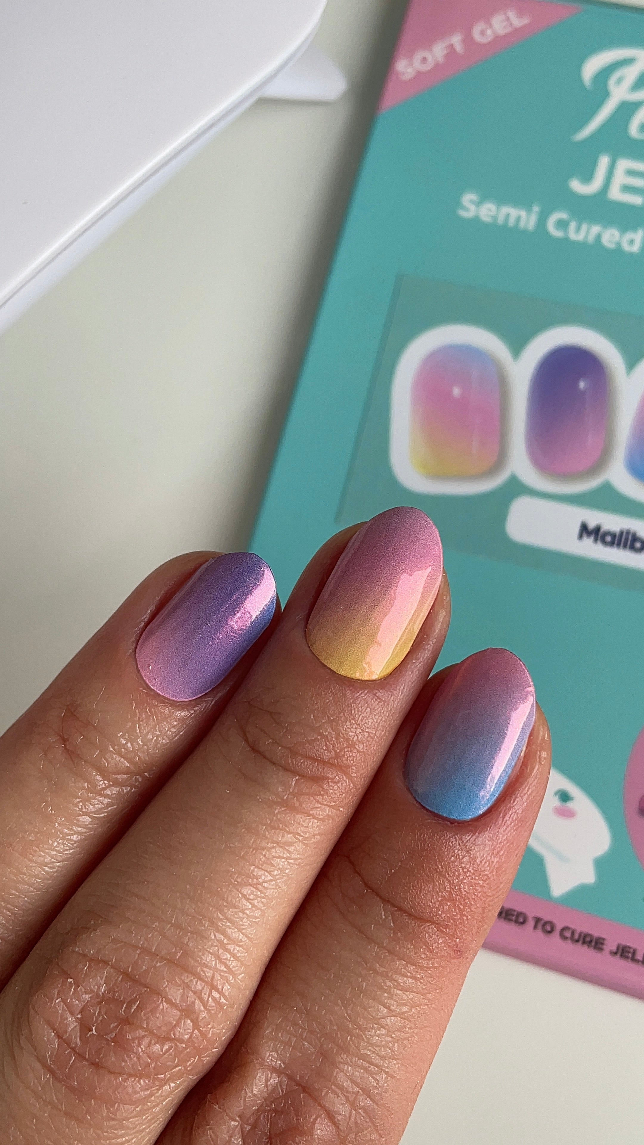 Malibu | Jellies DIY Soft Semi Cured Gel Nail Wraps