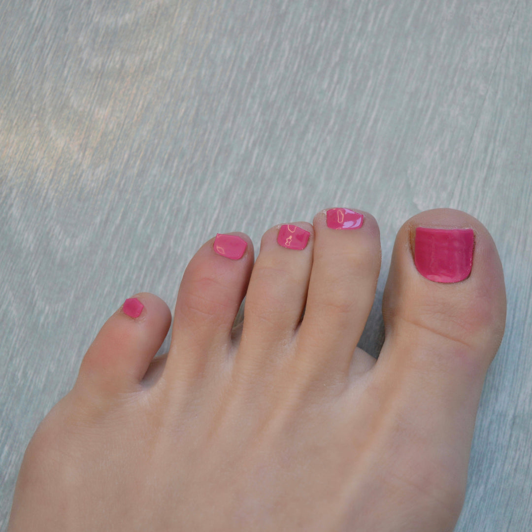 (Pedi/Toes) Mary Semi Cured Gel Nail Wraps