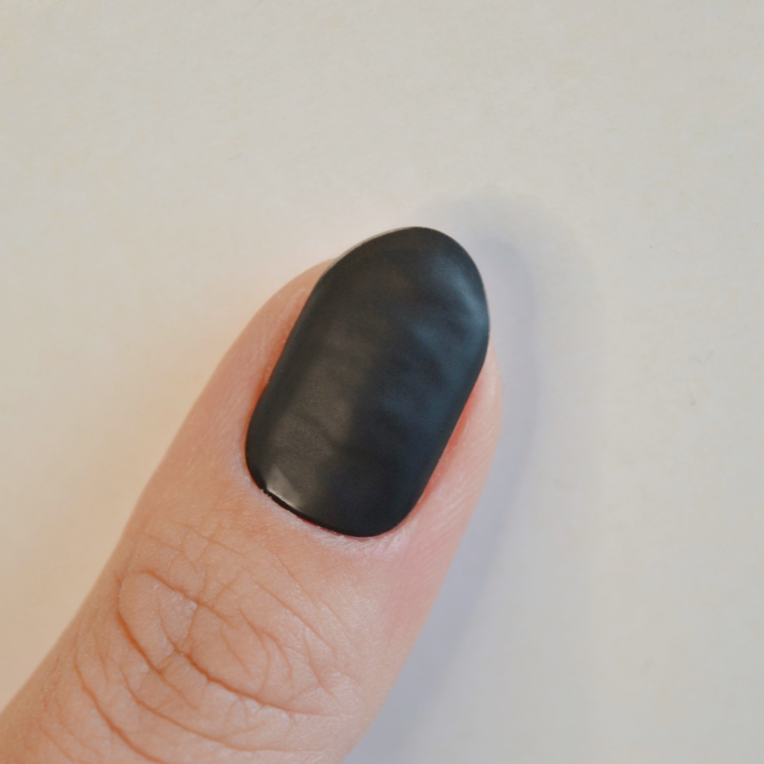 Matte Black | Super Jellies DIY Hard Semi Cured Gel Nail Wraps