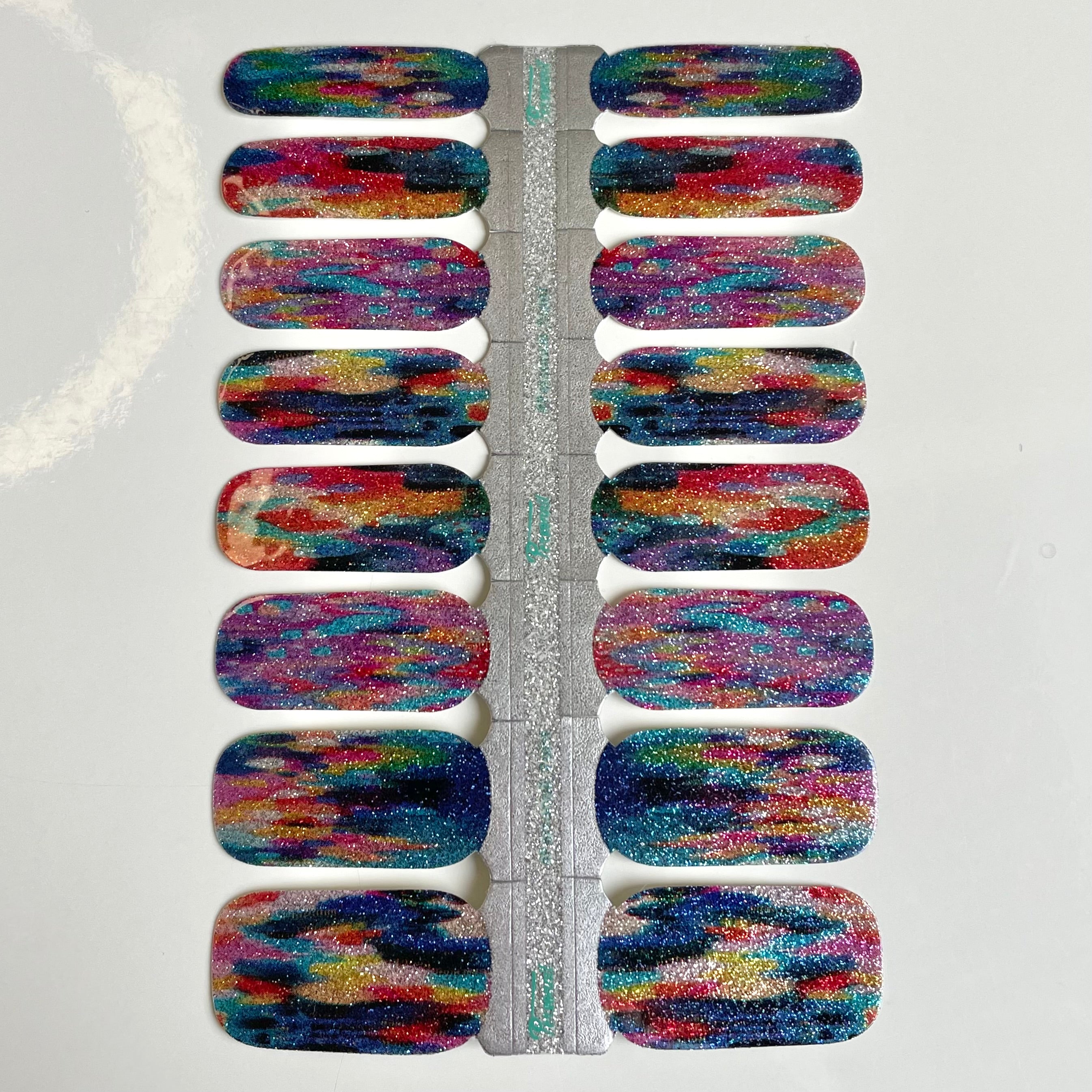 Paint | Rainbow Glitter Nail Polish Wraps