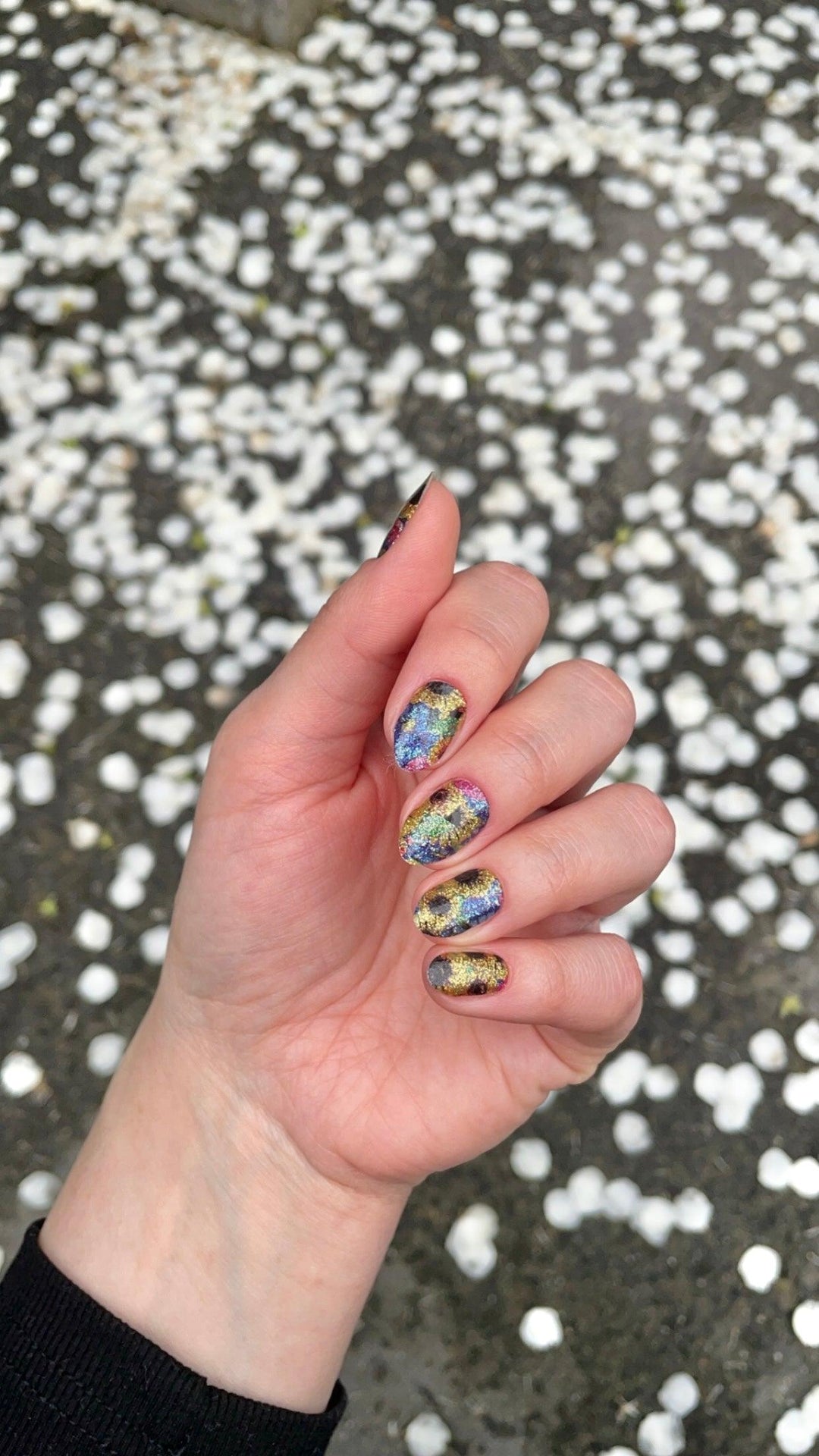 Sunflower Field | Glitter Nail Polish Wrap