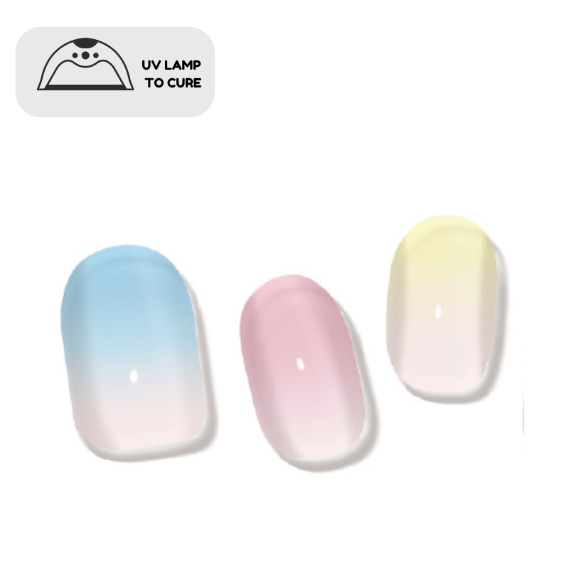 Marshmallow | Jellies DIY Soft Semi Cured Gel Nail Wraps