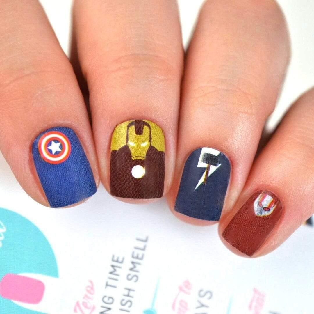 Personail Nail Wraps Marvel