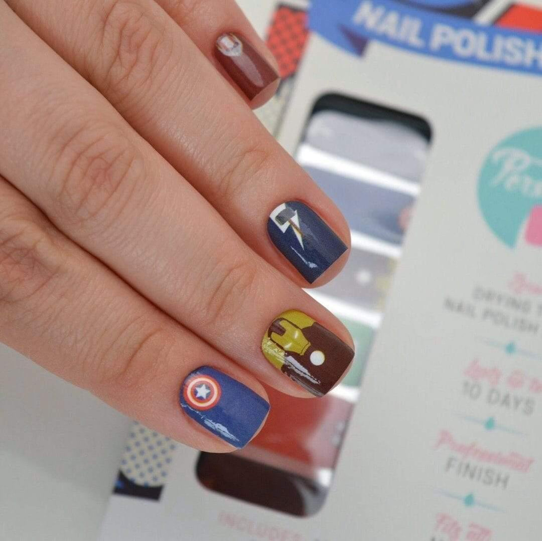 Personail Nail Wraps Marvel