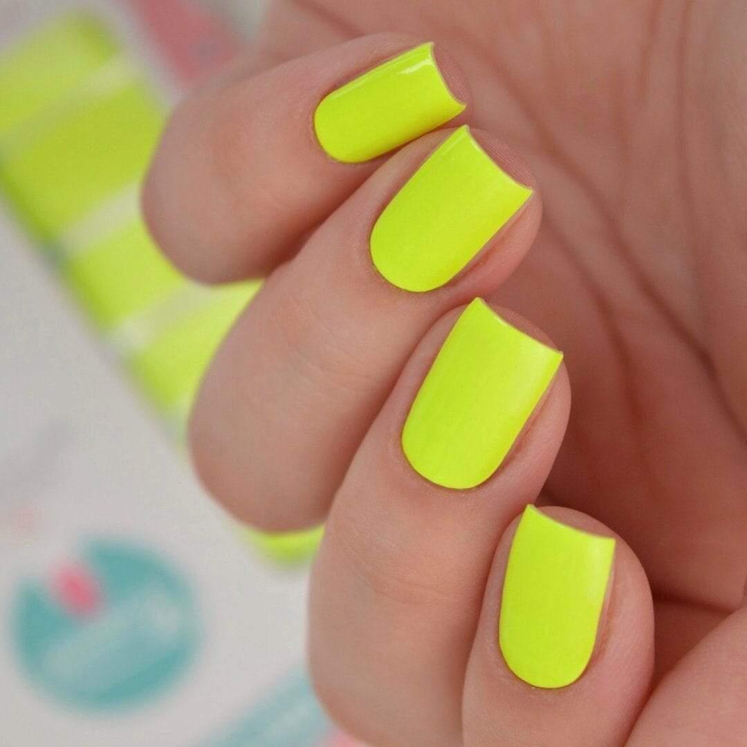 Personail Nail Wraps Neon Yellow