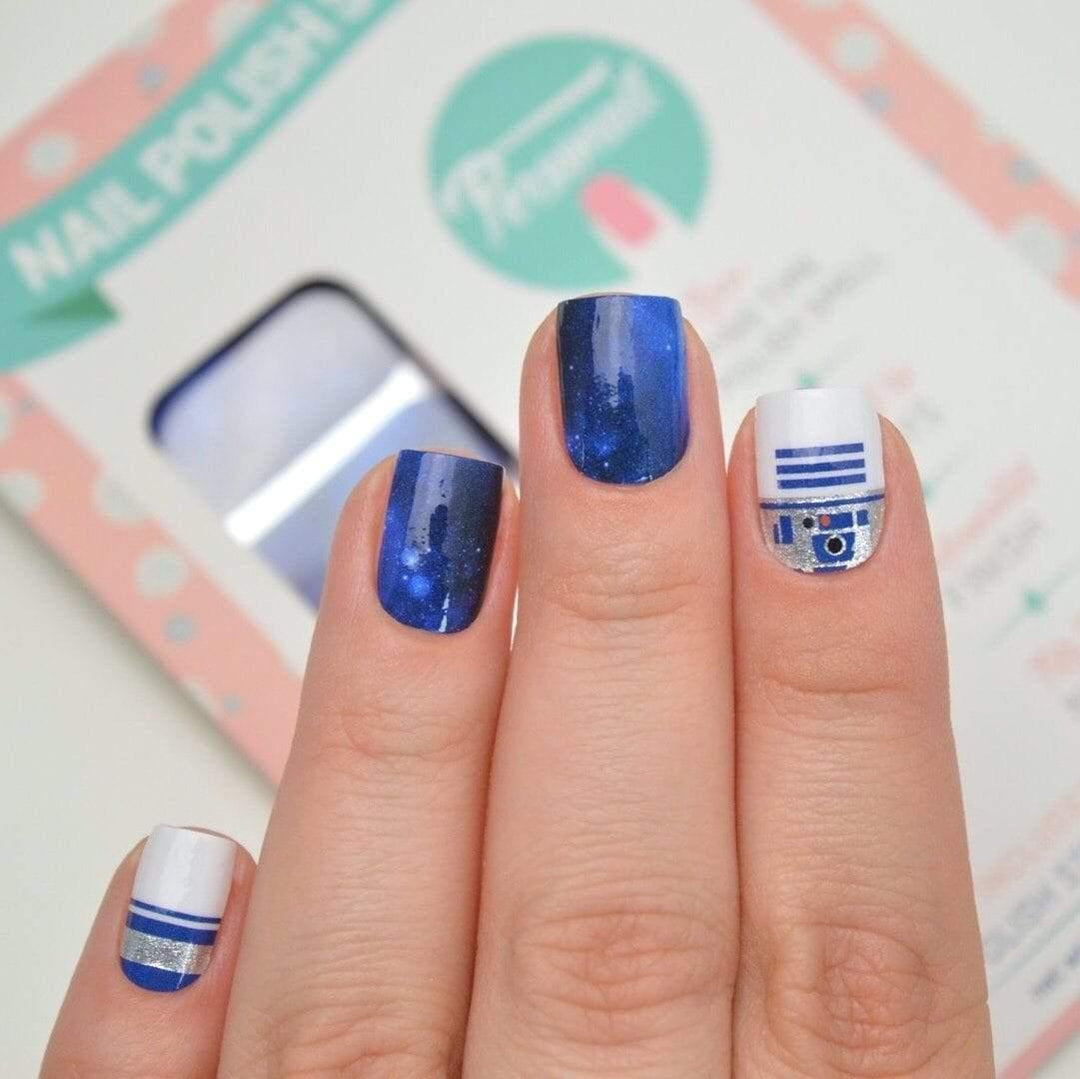 Personail Nail Wraps R2D2 Star Wars Nail Wraps