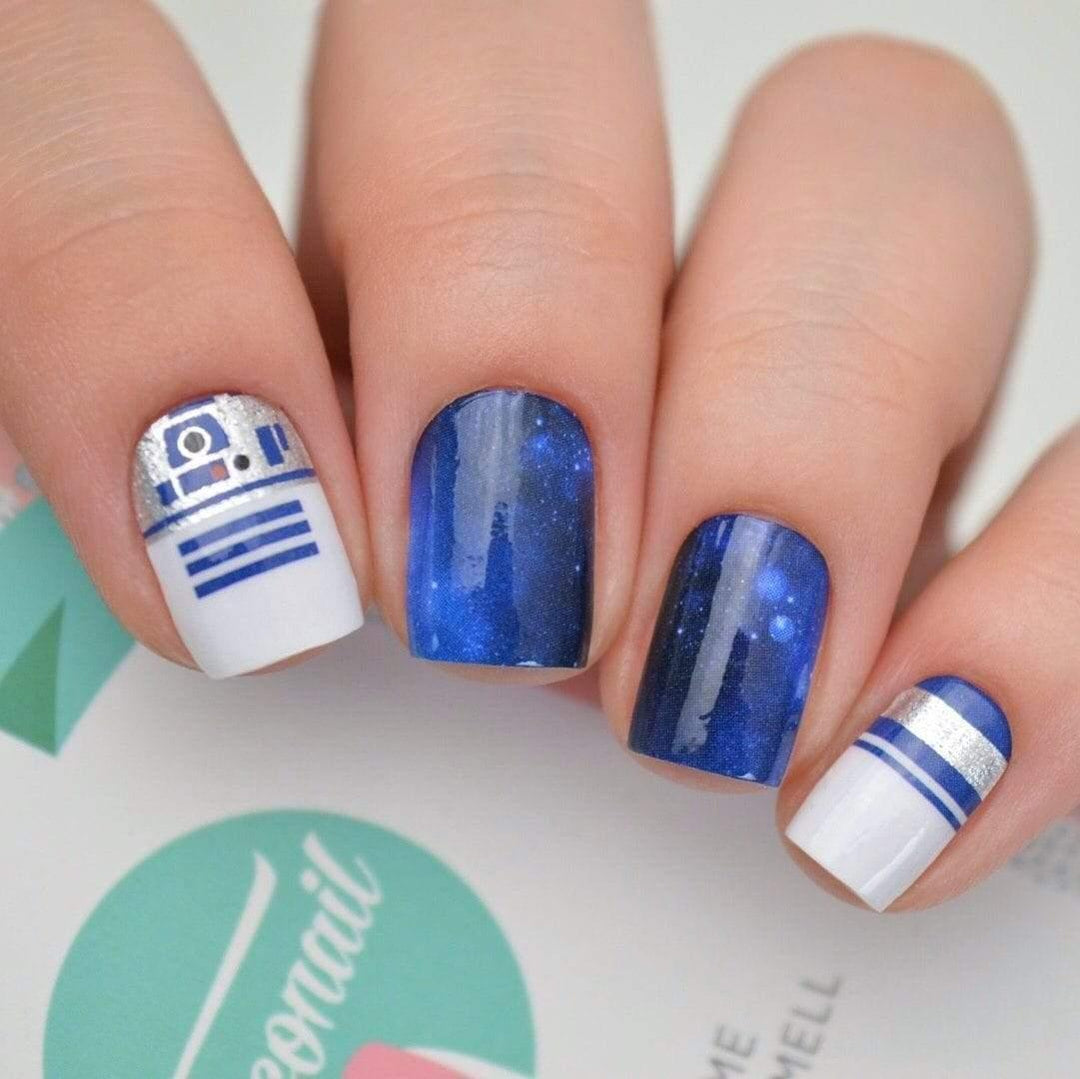 Personail Nail Wraps R2D2 Star Wars Nail Wraps