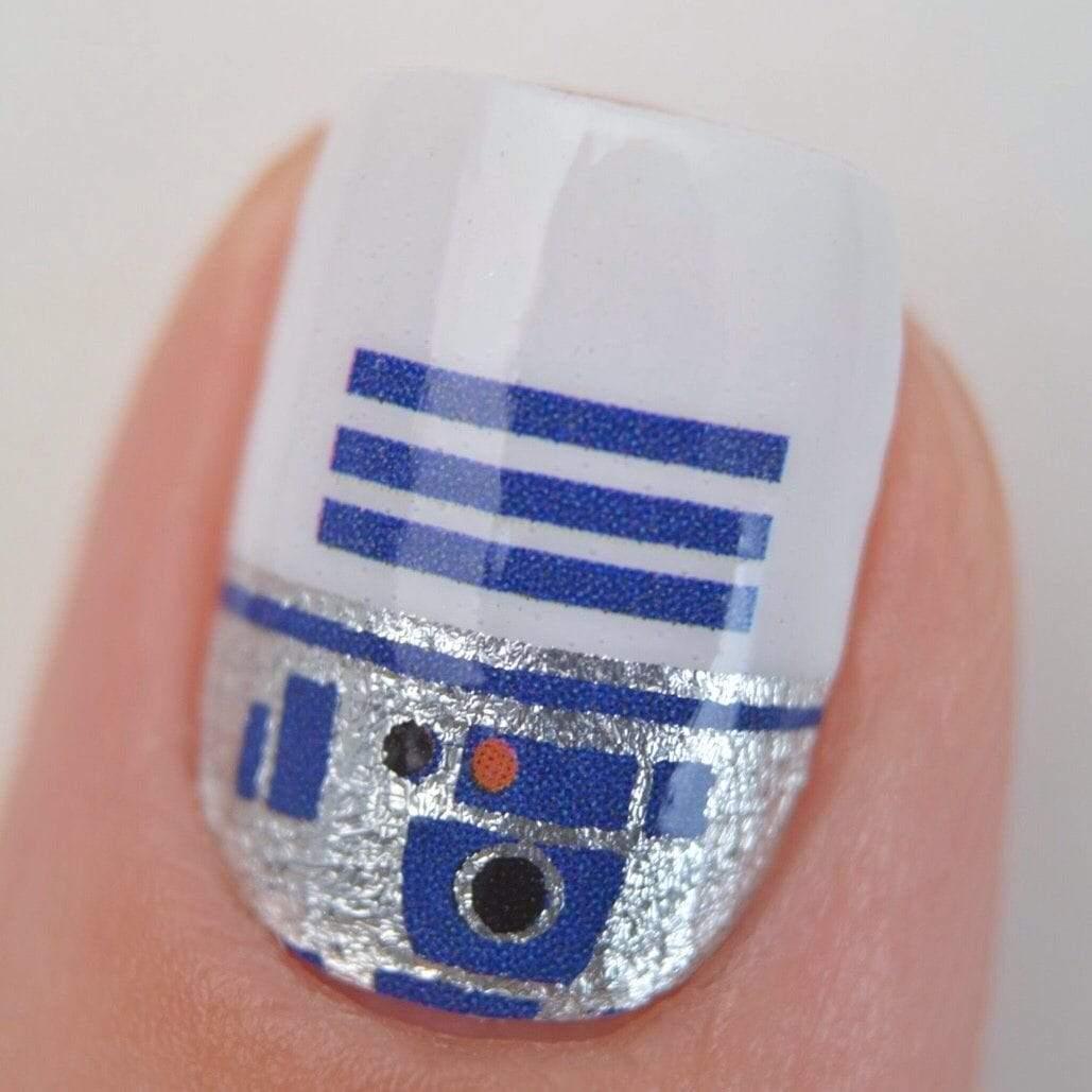 Personail Nail Wraps R2D2 Star Wars Nail Wraps