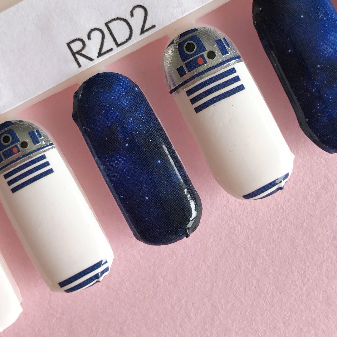 Personail Nail Wraps R2D2 Star Wars Nail Wraps