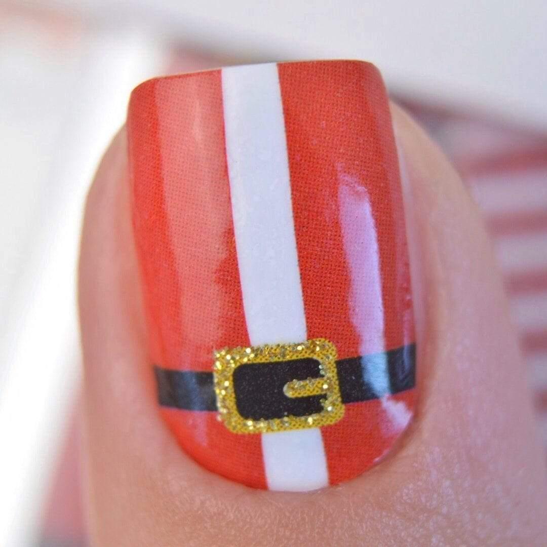 Personail Nail Wraps Santa