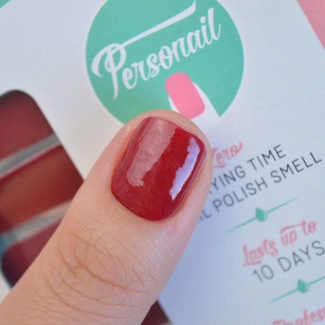 Personail Nail Wraps Scarlett