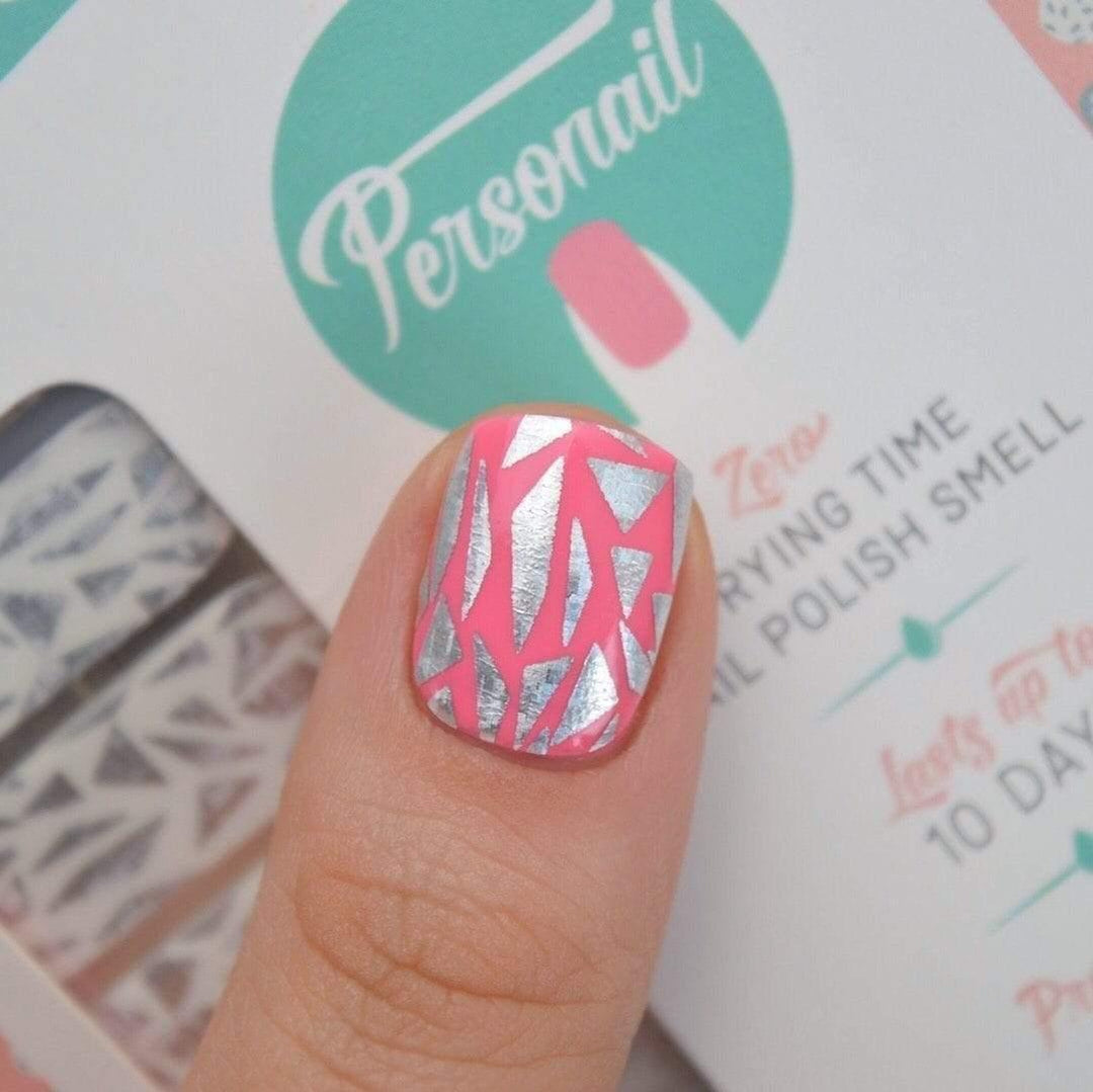 Personail Nail Wraps Shattered Glass (Transparent)